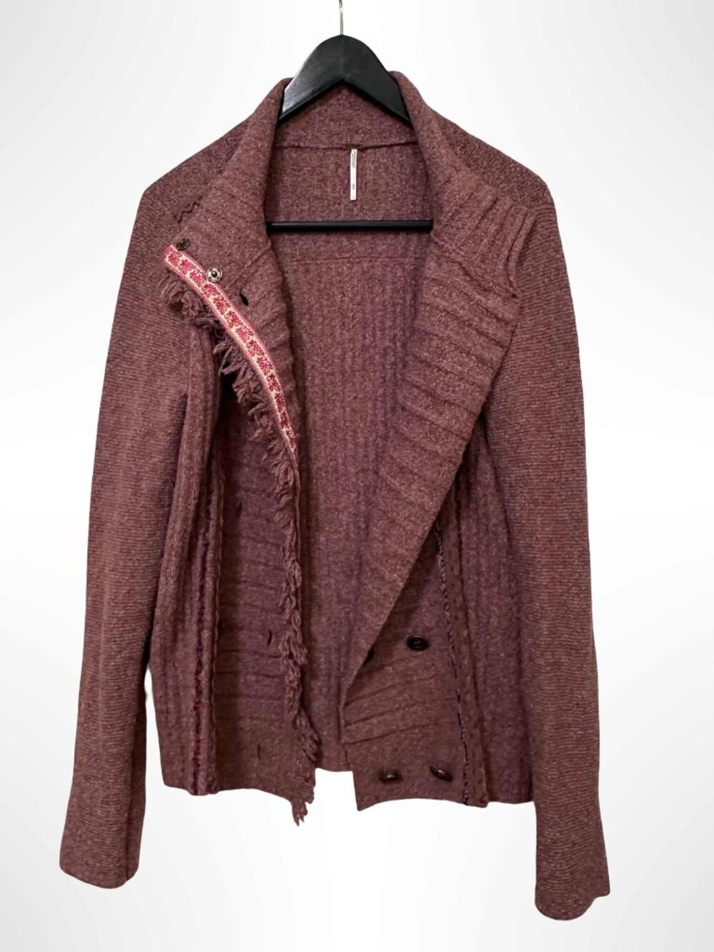 FREE PEOPLE Cuddle Bear Admiral Sweater Cardigan Size M - Picture 11 of 16
